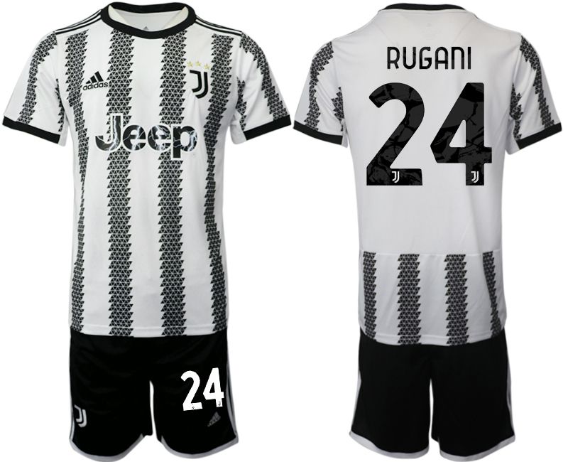 Men 2022-2023 Club Juventus FC home white #24 Soccer Jersey